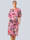 Alba Moda Šaty s lodičkovým výstřihem, Růžová