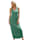 Maritim Strandkleid in weich fließender Qualität, Grün