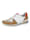 Rieker Sneakers à plateau dans une belle association de couleurs, Beige/Blanc/Orange