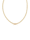 Kuzzoi Halskette Flache Schlangenkette Fischgräte 925 Silber, Gold