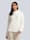 Alba Moda Pullover in effektvollem Flauschgarn, Off-white