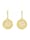 Ohrhänger für Damen, Sterling Silber 925, Zirkonia (synth.) Münze