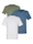Shirts im 3er-Pack in angenehmer Qualität, Grün/Blau/Weiß