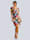 Alba Moda Jurk in snoepkleuren, Multicolor