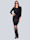 Alba Moda Strickkleid bestehend aus Tanktopkleid und Oversizedpullover, Schwarz