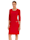 AMY VERMONT Kleid aus angenehmer Sweatware, Rot