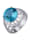 KLiNGEL Damenring mit 1 Paraiba-Quarz ca. 5,75 ct., Blau