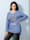 MIAMODA Shirt met tunnelkoord in de zoom, Jeansblauw