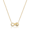 Elli DIAMONDS Halskette Infinity Ewig Diamant (0.015 Ct.) 585 Gelbgold, Gold