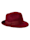 Faustmann Chapeau en feutre de forme élégante, Rouge