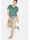 Sheego Chinohose mit gestreiftem Alloverdruck, beigefarben