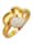 Amara Diamant Damenring mit Brillanten, Gelbgoldfarben