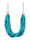 KLiNGEL Collier met glaskraaltjes, Turquoise