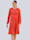 Alba Moda Kleid mit streckendem V-Ausschnitt, Rot