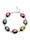 Bracelet à agates mutlicolore, Multicolore