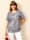 MIAMODA Shirt met siersteentjes, Zwart/Wit
