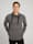 Tom Tailor Sweatshirt mit Stehkragen, Anthracite Melange