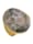 Diemer Farbstein Damenring in Silber 925, vergoldet, Beige