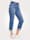 MONA 7/8-jeans met gefixeerde omslag, Blauw