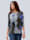 Alba Moda Pullover in trendiger Oversizedform, Grau/Marineblau
