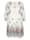 Alba Moda Kleid mit großflächiger Stickerei, Weiß