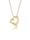 Elli DIAMONDS Halskette Herz Liebe Diamant (0.045 Ct.) 585 Gelbgold, Weiß