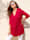 MIAMODA Longshirt aus weich fließender Viskose mit Stretch, Rot