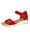 Caprice Sandaler med regulerbar borrelås på ankelremmen, Rød
