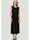 zero Kleid mit Plisseefalten, black