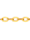 Chaîne ancrée en alliage or jaune 333, 45 cm