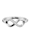 CAI Ring 925/- Sterling Silber Topas weiß rhodiniert 0,320ct, weiß
