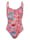 Lidea Badeanzug mit Grafikmuster, Pink