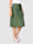 Paola Jersey rok in comfortabel model zonder sluiting, Olijf