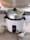 Korona Cuiseur à riz et cuiseur vapeur 2 en 1 '58010', capacité 1,5 l, Blanc/Noir