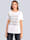 MARGITTES Shirt mit aufwändiger Dekosteinchenzier im Vorderteil, Weiß/Multicolor