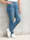 MIAMODA Jeans met kreukeffect, Blue bleached