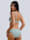 Bikini avec bande en silicone antiglisse au dos