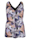 Maritim Badeanzug in figurfreundlicher Schößchenform, Blau/Apricot/Schwarz
