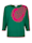 SPORTALM Pullover mit Intarsie, Grün/Pink