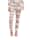 AMY VERMONT Jogpants mit grafischem Muster, Off-white/Rosé