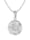 trendor Jungfrau Sternzeichen mit Halskette 925 Silber Ø 15 mm, Silberfarben