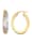 Diemer Highlights Örhängen i guld 14 k, Vitguldfärgad