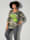 Angel of Style Shirt mit Camouflage Muster allover, Oliv/Champagner