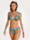 Bikini mit kontrastfarbenen Trägern