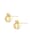 Ohrringe Klassik Kreis Topas Diamant (0.03Ct.) 585 Gelbgold