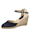 Sandaaltje in trendy espadrillelook, Marine