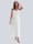 Alba Moda Plážové šaty z výraznej čipky, biela