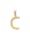 Amara Gold Buchstaben-Anhänger "C" in Gelbgold 585, Gelbgoldfarben