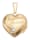 Médaillon Cœur en or jaune 375, avec diamants