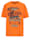 John F. Gee T-Shirt aus reiner Baumwolle, Orange